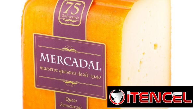 Queso Semicurado Mercadal leche pasteurizada Cuarto .