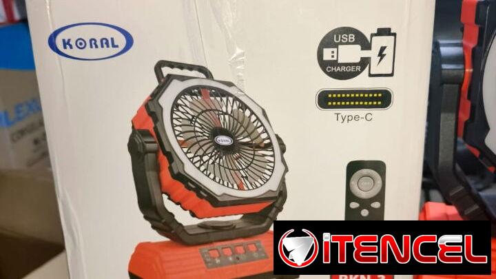 Ventilador Recargable marca KORAL