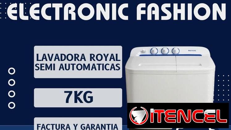 LAVADORAS ROYAL AUTOMÁTICAS Y SEMI AUTOMÁTICAS DE VARIOS KG NUEVAS EN CAJA