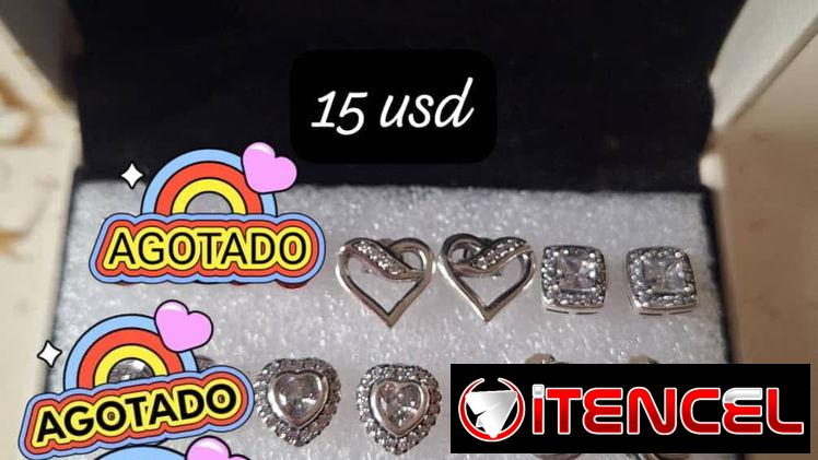 Aretes de plata s925