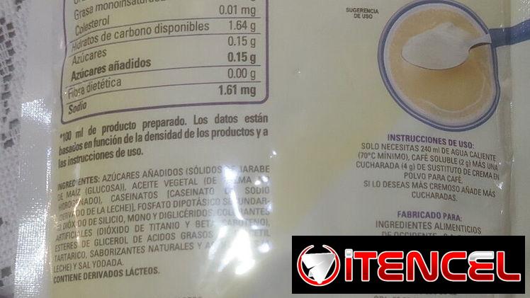 Crema para el Café  Paquetes de 210g