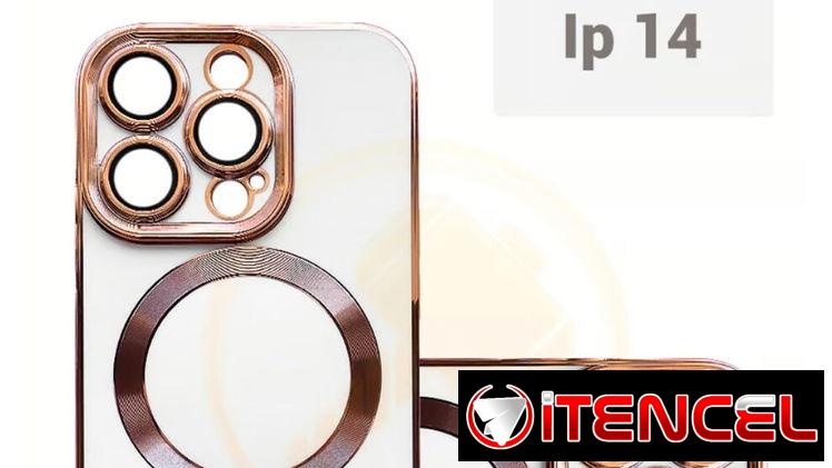Cover Iphone 14 TPU Todo Color Con Cámaras Protegidas Clm03 Blanco