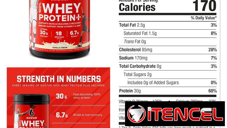 Whey protein Six Star 18 servicios, 30 gramos de protiena por servicio 55595382
