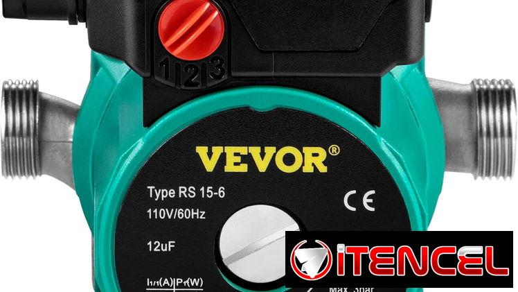 VEVOR Bomba de Recirculación de Agua Caliente, Bomba Circuladora de Agua de 100 w 110 V, 53274327