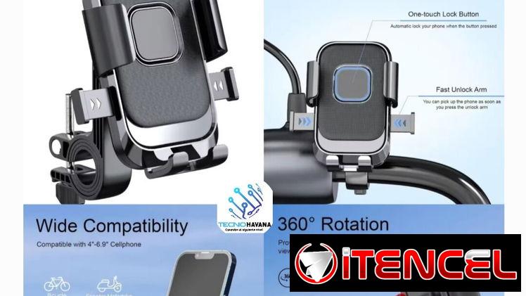 Soporte de teléfono para moto o bicicleta