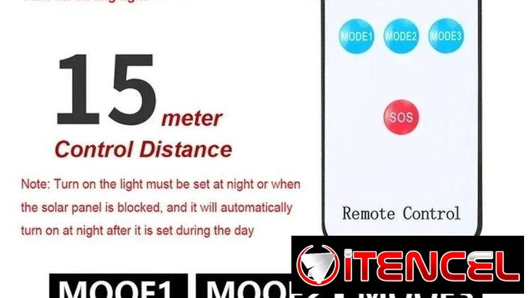 Lámpara solar para exteriores con sensor de movimiento, 4 modos, impermeable IP65. Nueva en su caja!