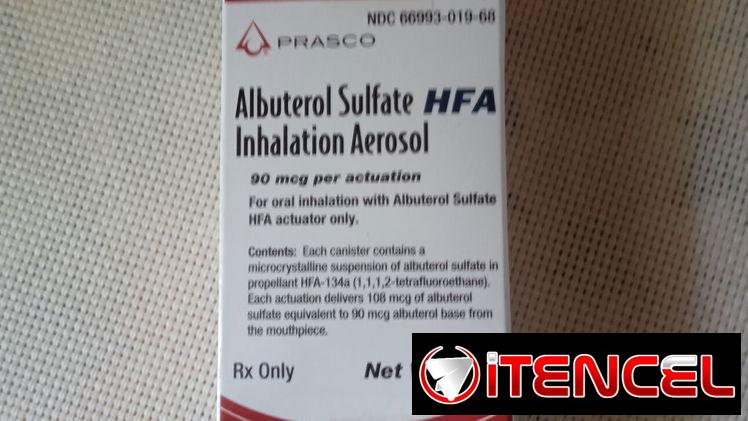 Inhalador de albuterol sulfato