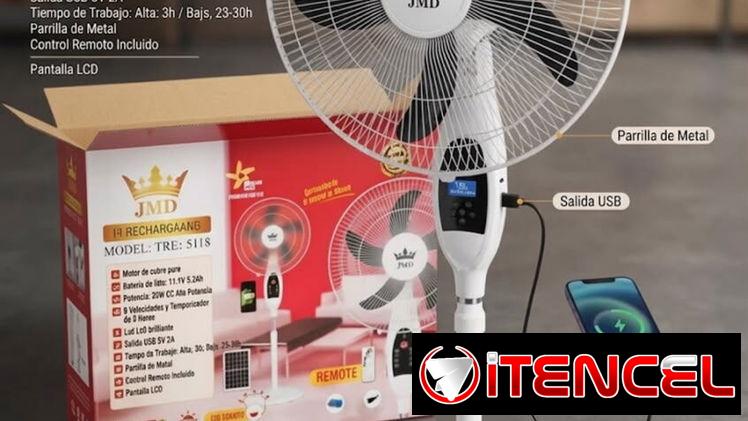 Ventilador recargable JMD