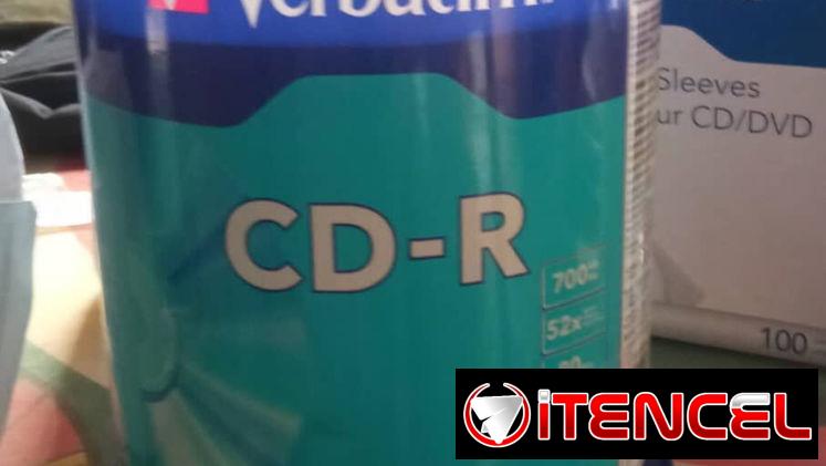Discos CD-R, nuevos, para TAC, y otras pruebas de hospitales