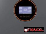 Sistema híbrido: Funciona con paneles + batería + red eléctrica