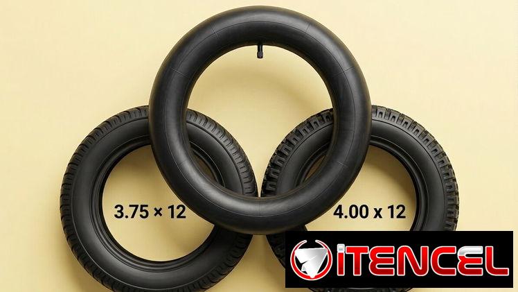 NEUMÁTICOS PARA TRICICLOS CON CÁMARA [4.00 x 12.  Y  3.75 x 12]