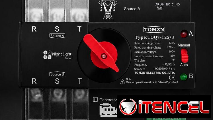 ​🔄 Interruptor ATS 3P 125A (220V)