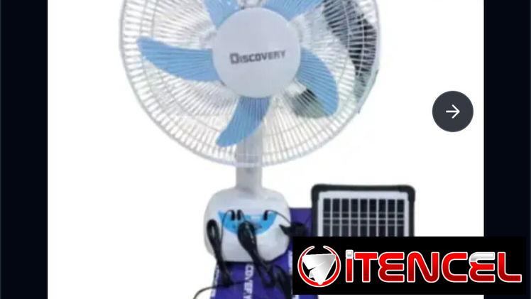 Ventilador recargable 15’000 mA.