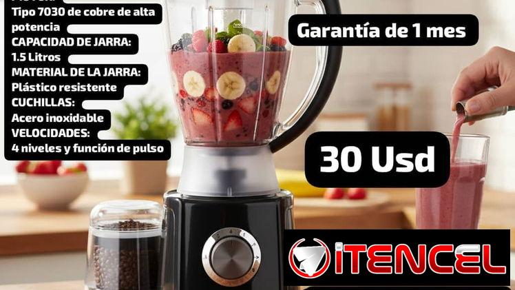 Batidora Royal 1.5 Lt con Moledor de Especies, Garantía de 1 mes, Entrega por un mínimo costo adicional para toda La Hab