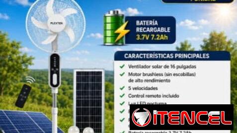 Ventiladores Recargables de pie