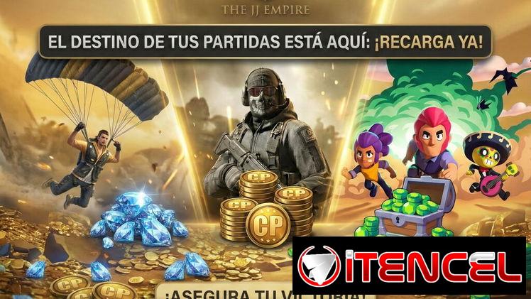💥 Free Fire + COD + Brawl Stars+PUBG y TODOS TUS JUEGOS FAVORITOS: ¡Recarga con The JJ Empire!
