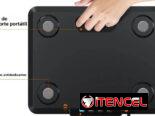 Báscula Comercial Digital 200 Kg Con Lcd. Batería Recargable. Ideal Para Negocios, plataforma de 23.5×29.5cm.
