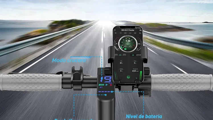 Scooter eléctrico plegable para adultos Roinside velocidad de hasta 30–35 KMPH autonomía hasta 37km