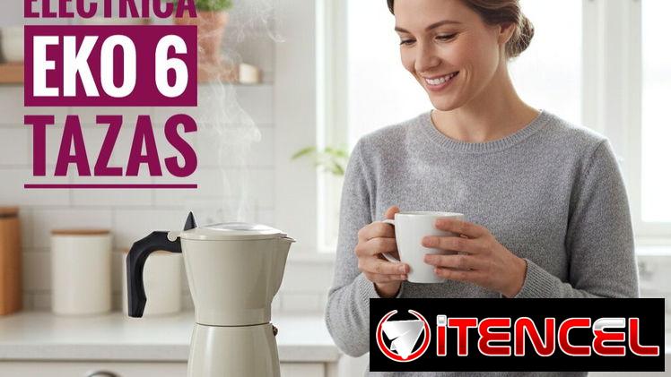 ☕ EKO ☕ CAFETERA ELÉCTRICA EKO 6 TAZAS. PAGO USD EURO ZELLE. TLF 54833699