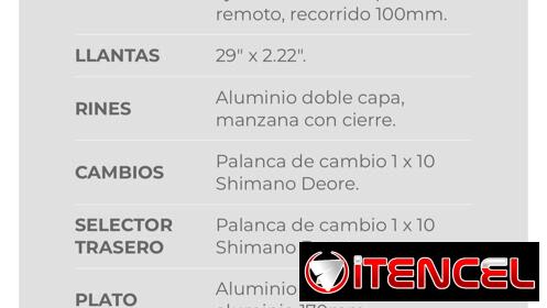 Bicicleta Rali xuvia 29 de fibra de carbono nueva