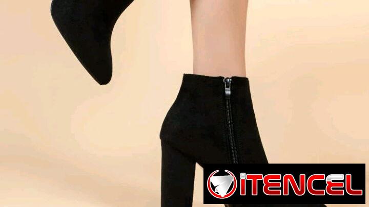 Botines Cortos Mujer Negros #38 $21700 54671362 Jeiler