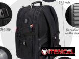 Mochila de viaje extragrande .Antirrobo con candado integrado para portátiles de 17 pulgadas