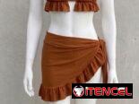 Biquinis de pareo corto x 5500.  Juego de bikinis Cherry 🍓 x5000