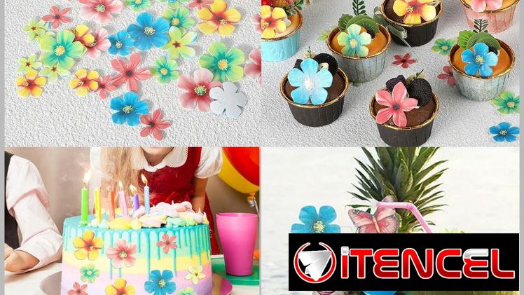 Flores y mariposas comestibles