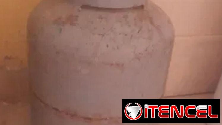 Bala de gas vacía