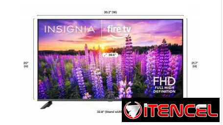 TV New Insignia™ – 40″ Class F40 Series LED FHD Smart Fire TV / 250 / Envio gratis a zonas céntricas