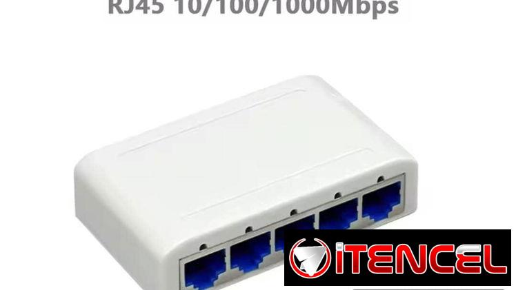 Switch de 5 puertos ethernet de 1 gigabite