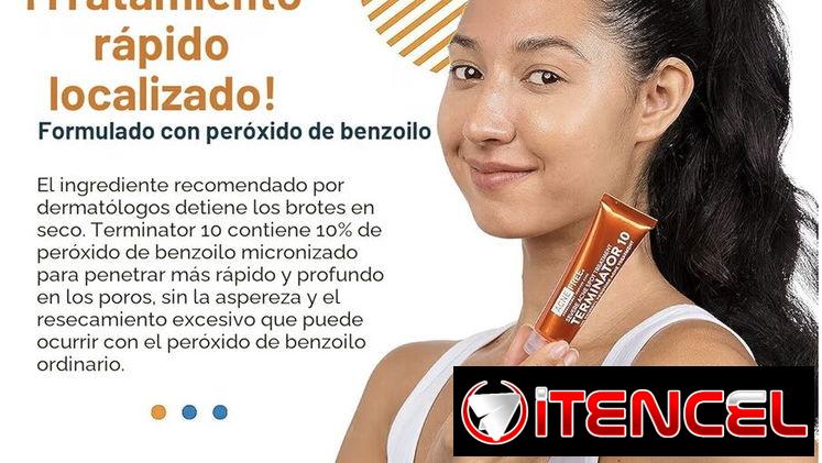 Tratamiento para acné peróxido de benzoilo al 10 %