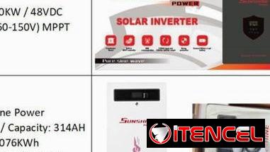 Inversor 10k + batería 16k en 3800
