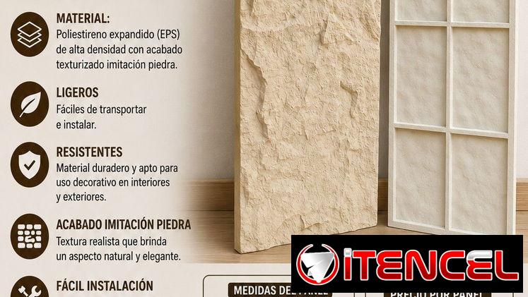 🏡 PANELES DECORATIVOS IMITACIÓN PIEDRA 🏡