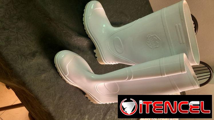 Botas de gomas blancas #38