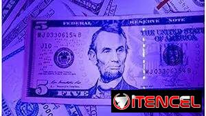 * Linterna ultravioleta profesional para detectar billetes falsos y otros usos