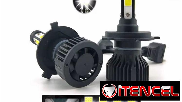 Pareja de bombillos LED H4 4 caras. Nuevo a estrenar por usted.