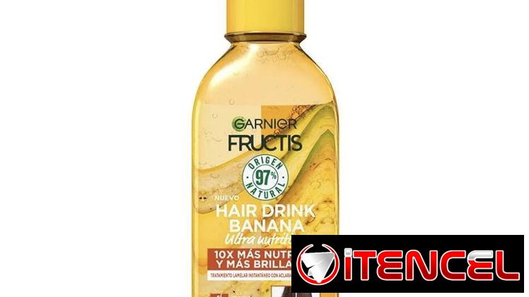 Garnier Hair Drink banana tratamiento lamelar nutre intensamente el cabello seco y sin brillo
