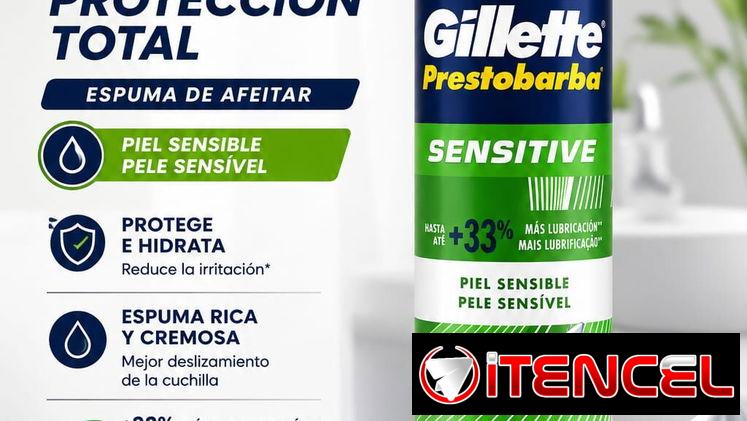 ESPUMA DE AFEITAR GILLETTE PRESTOBARBA 150G