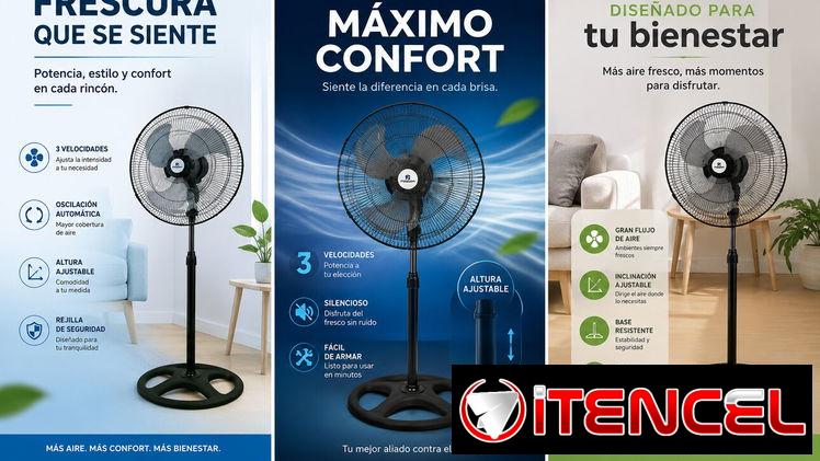 VENTILADOR DE PEDESTAI. VENTILADOR DE PIES.