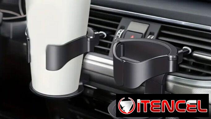 Soporte magnético para celular en y porta vaso para bebidas
