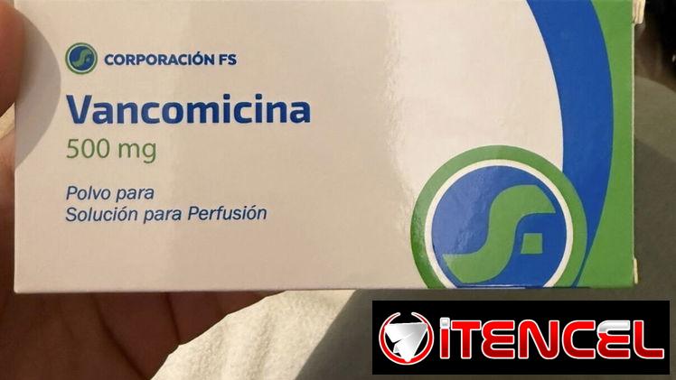 Vancomicina 500mg y Meropenem 1g