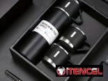 ☕ Set de Termo con Tazas – Elegancia y Funcionalidad en un Solo Pack 🎁🖤