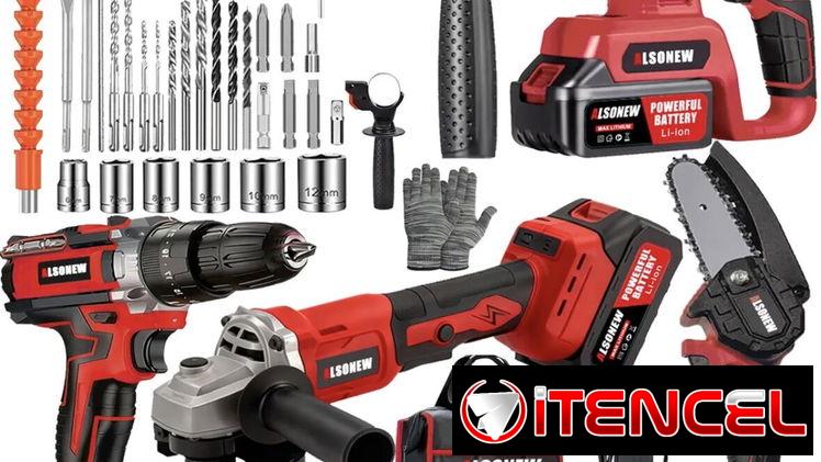 Kit de herramientas, Con todos sus aditamentos, 2 Baterías de 48 volt