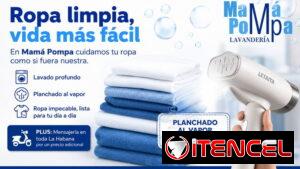 MP12. ¿Sin tiempo para lavar y planchar? Llamanos, somos Lavandería Mamá Pompa