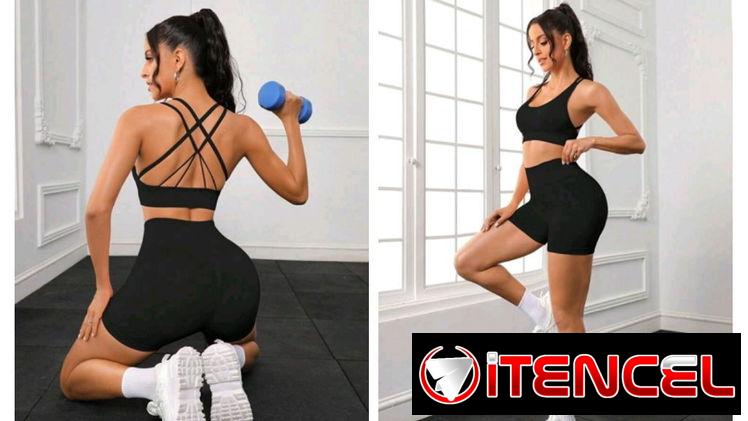 Conjunto Deportivo Corto M Negro $9300 54671362 Jeiler