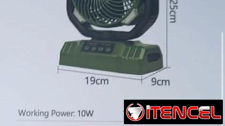 ventilador recargable F8