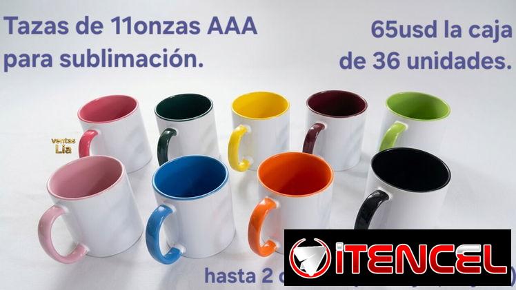 Tazas de 11 onzas de colores caja de 36 U