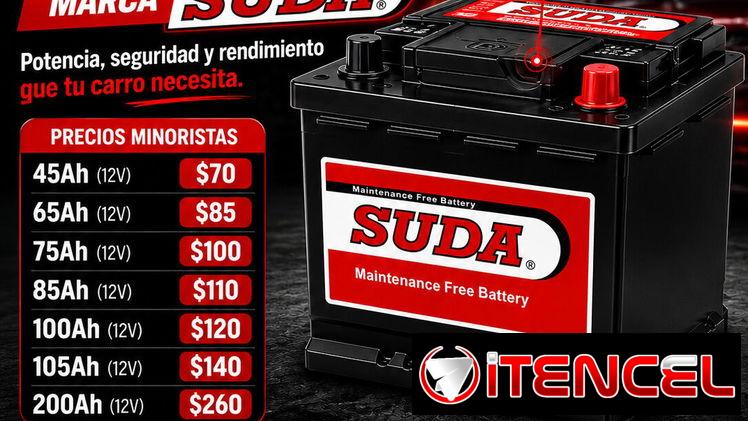 baterías nuevas con garantía para tu carro