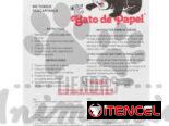 TRAMPA DE PEGAMENTO PARA RATAS GATO DE PAPEL ( 13.5 x 20 cm.)